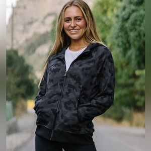 Large Charcoal Camo Pivot Hoodie